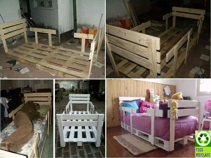 Cama cuna hecha d paletas | Reciclado paletas y maderas | Pinterest Cama cuna hecha d paletas | Reciclado paletas y maderas | Pinterest
