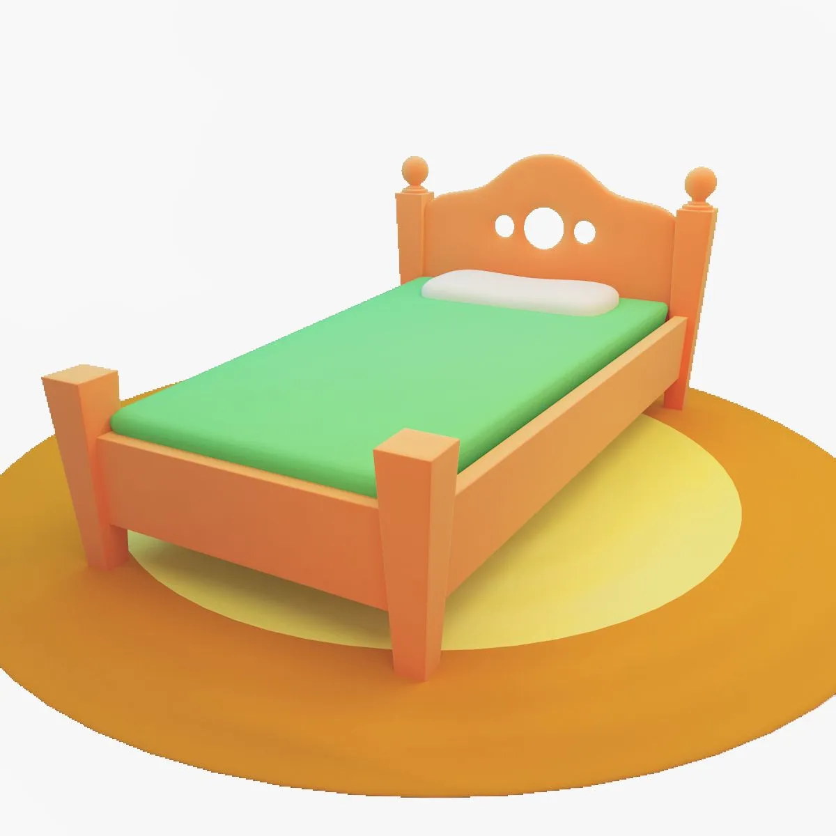 Cama de dibujos animados Modelo 3D $5 - .max - Free3D Cama de dibujos animados Modelo 3D $5 - .max - Free3D