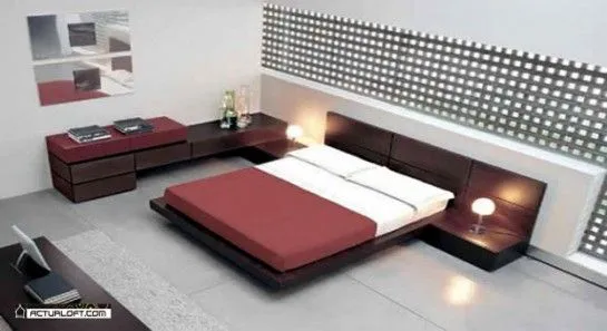 Cama. Diseño contemporáneo, el color caramelo en el cual está ... Cama. Diseño contemporáneo, el color caramelo en el cual está ...