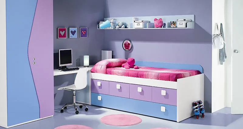 Cama estándar / moderna / con cajones / para niño - NARDI - Homes