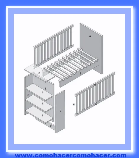 Cómo hacer una cuna de mdf y madera | Web del Bricolaje Diseño Diy