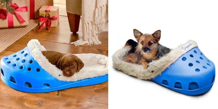 Cama para perros con forma de zapatilla. Ideas para regalar. Cama para perros con forma de zapatilla. Ideas para regalar.