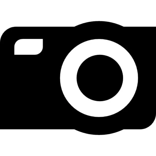 Cámara de fotos símbolo universal para imágenes en la interfaz ...