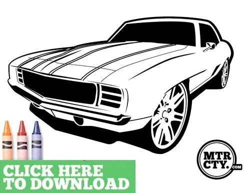 Camaro ss coloring page | Coloring Pages | Pinterest | Camaro Ss ...