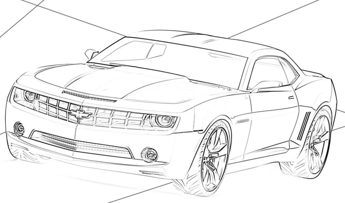 Camaros para pintar - Imagui