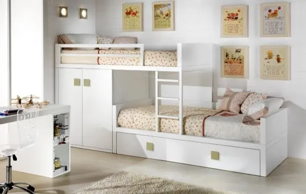 Camas dobles para niños - Imagui