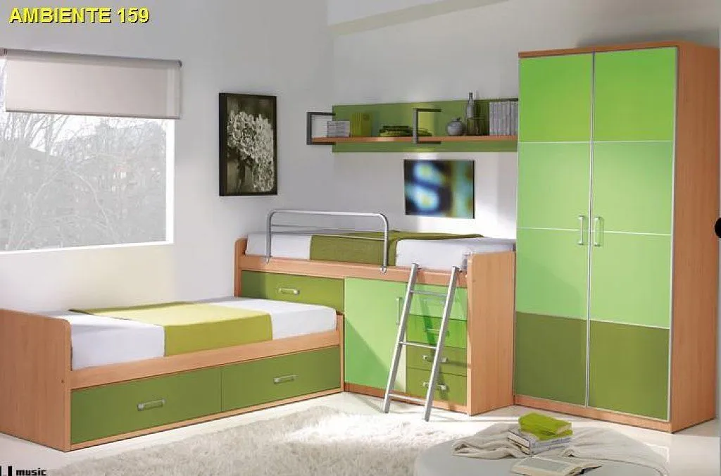 Camas para dormitorios de 2 niños---------- | Decorar tu casa es ... Camas para dormitorios de 2 niños---------- | Decorar tu casa es ...