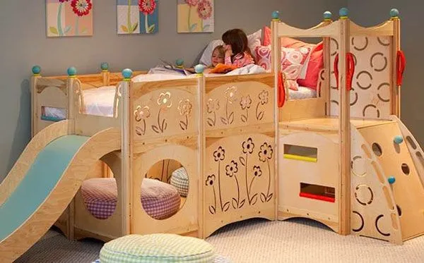 Camas con Juegos para Niños con mucha Fantasía por CedarWorks ...