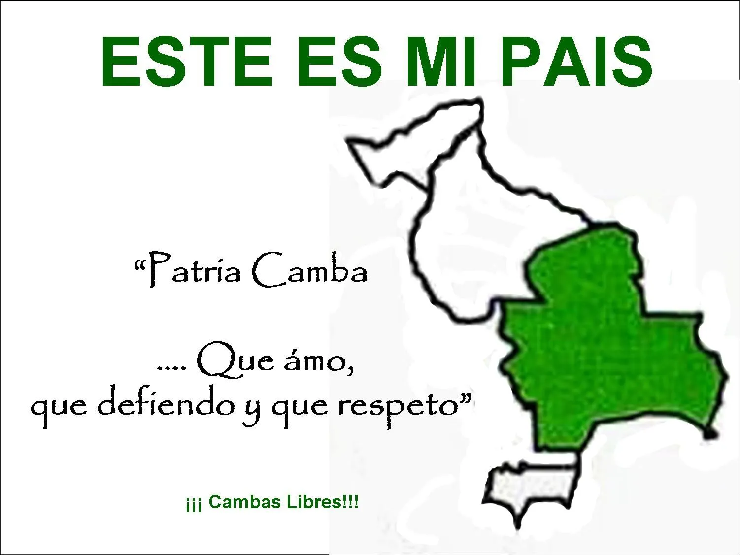 CAMBAS LIBRES