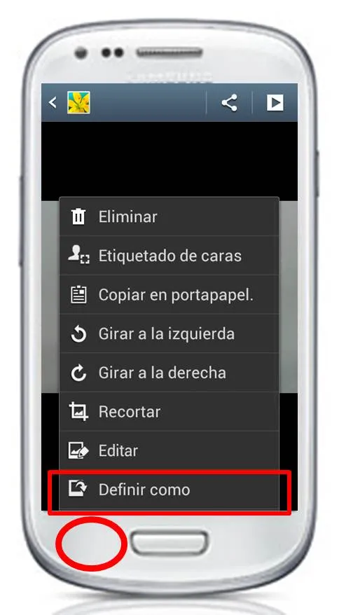 Como cambiar el fondo de pantalla por una foto en un Galaxy SIII ...