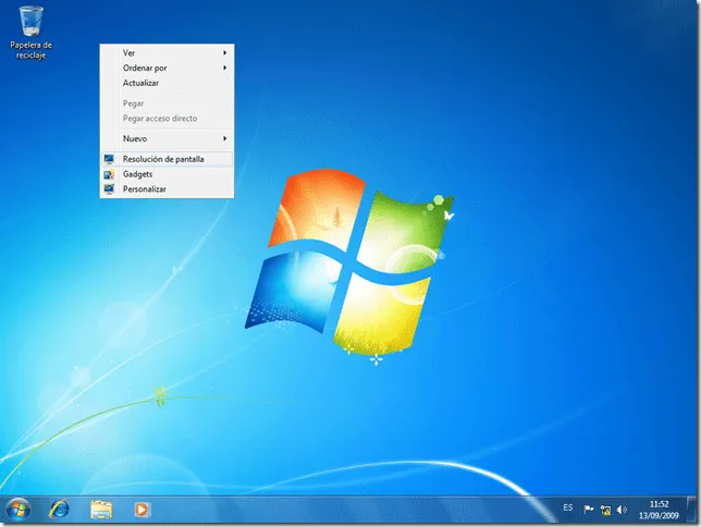 Como cambiar la resolución de pantalla de Windows 7 | Espacio de ... Como cambiar la resolución de pantalla de Windows 7 | Espacio de ...