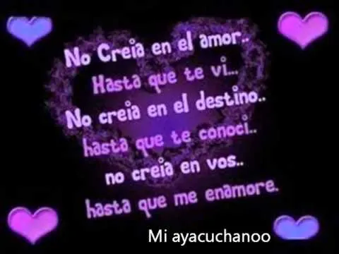 TU ME CAMBIASTE LA VIDA AMOR para TÍ con mucho amor - YouTube