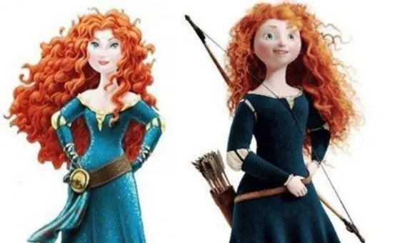 El cambio de 'look' de la heroína valiente de Disney causa ... El cambio de 'look' de la heroína valiente de Disney causa ...