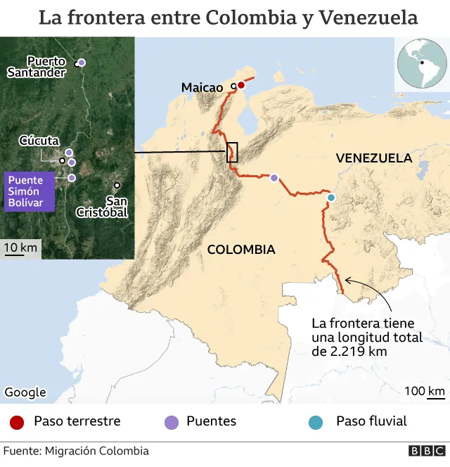 4 cambios que conlleva para Venezuela y Colombia la reapertura de su frontera común - BBC News Mundo 4 cambios que conlleva para Venezuela y Colombia la reapertura de su frontera común - BBC News Mundo