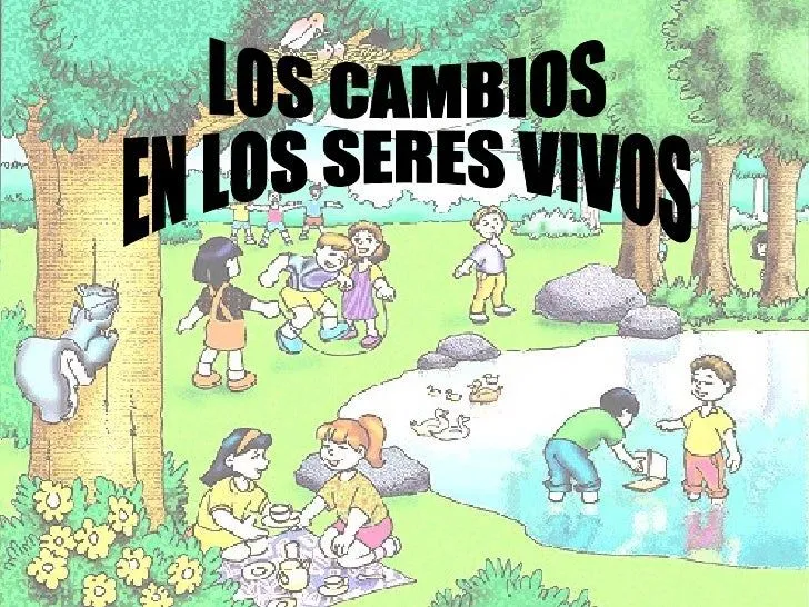 Los cambios en los seres vivos