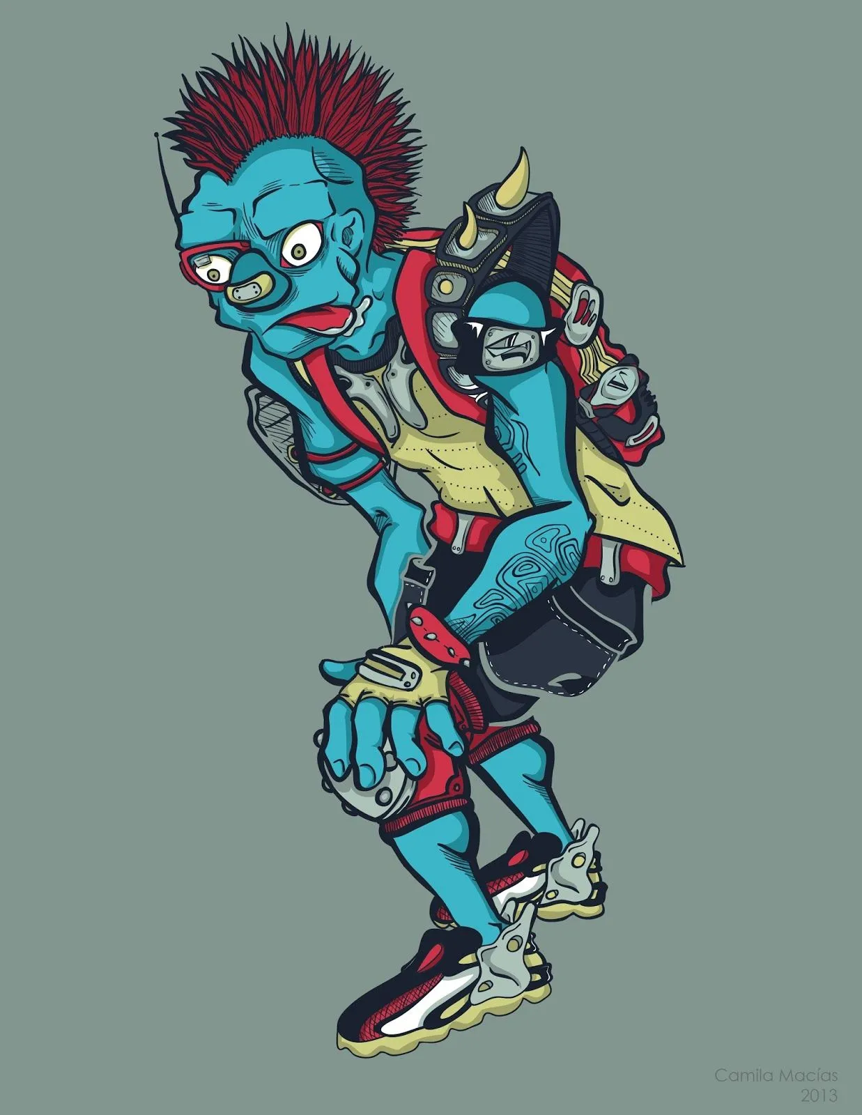 Camila Macías: Ilustraciones vectoriales - Camisetas