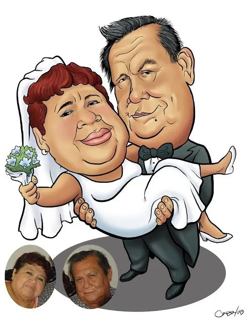 Camilo Bautista / Caricaturas y Retratos: Caricaturas de novios Camilo Bautista / Caricaturas y Retratos: Caricaturas de novios