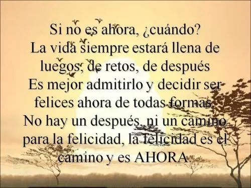 Camino de Amor: La felicidad