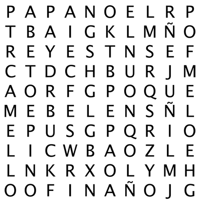 EL CAMINO DEL APRENDIZAJE: Sopa de letras