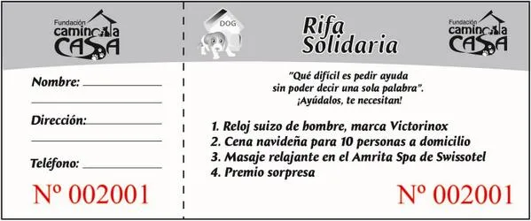 Camino a Casa on Twitter: "A la venta los boletos de la rifa ... Camino a Casa on Twitter: "A la venta los boletos de la rifa ...