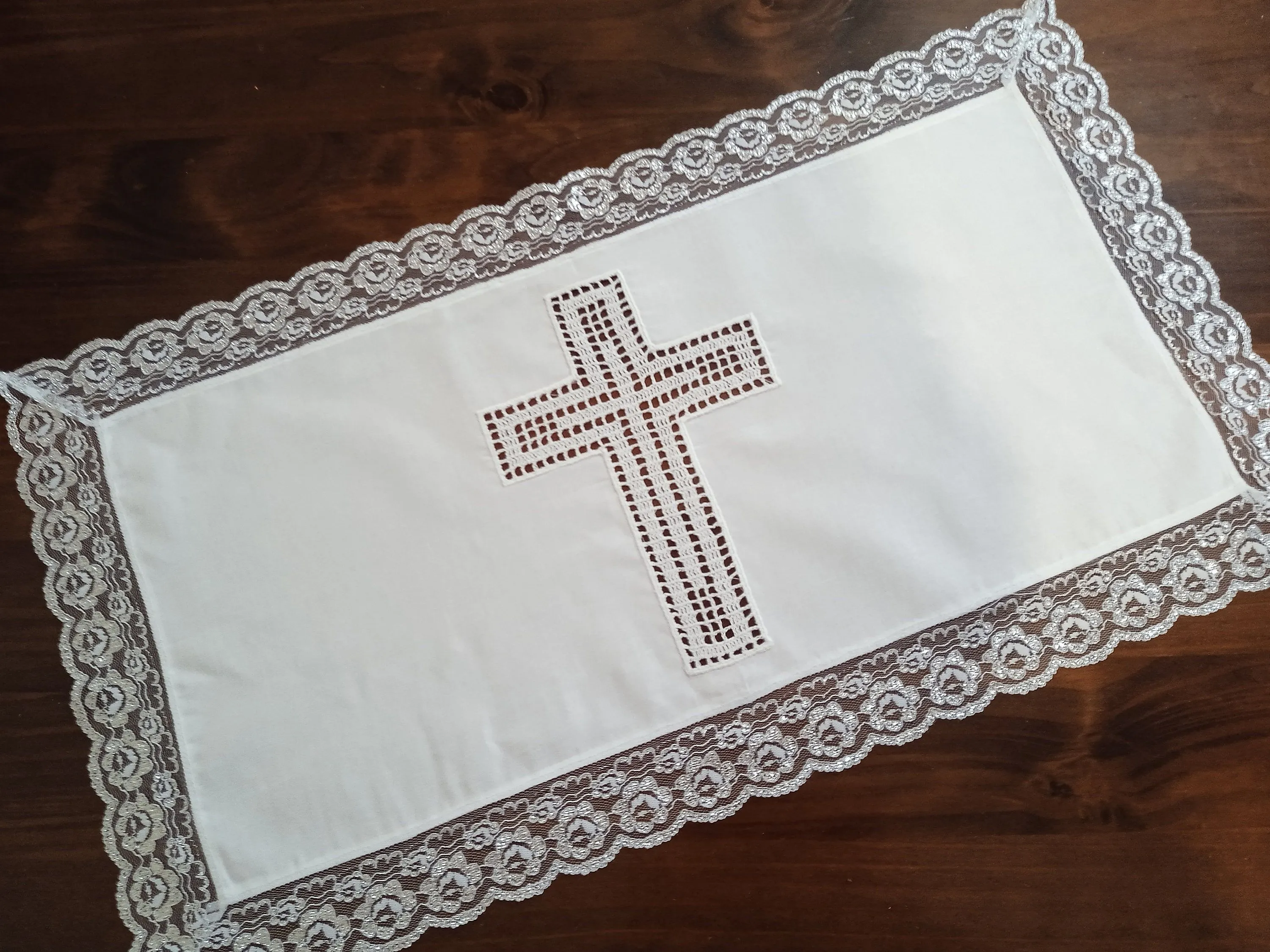 Camino de mesa cristiano de mantel de altar pequeño mantel de - Etsy México Camino de mesa cristiano de mantel de altar pequeño mantel de - Etsy México