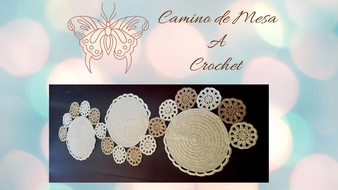 Camino de mesa a crochet