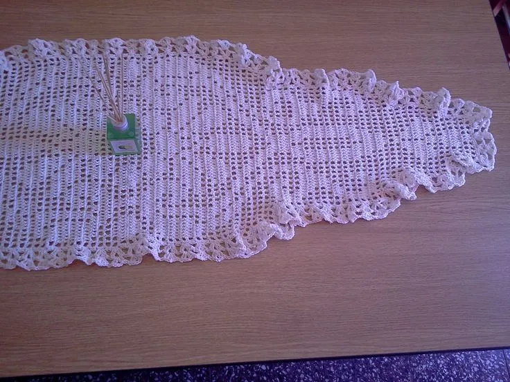Camino de mesa hilo macrame tejido a crochet | Cosas lindas para ... Camino de mesa hilo macrame tejido a crochet | Cosas lindas para ...