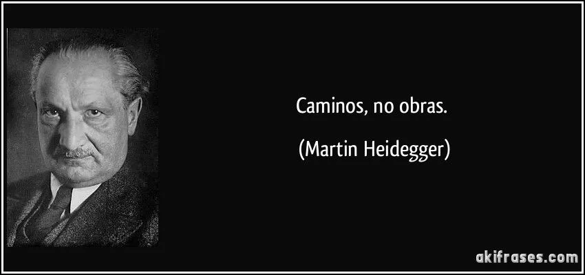 Caminos, no obras.
