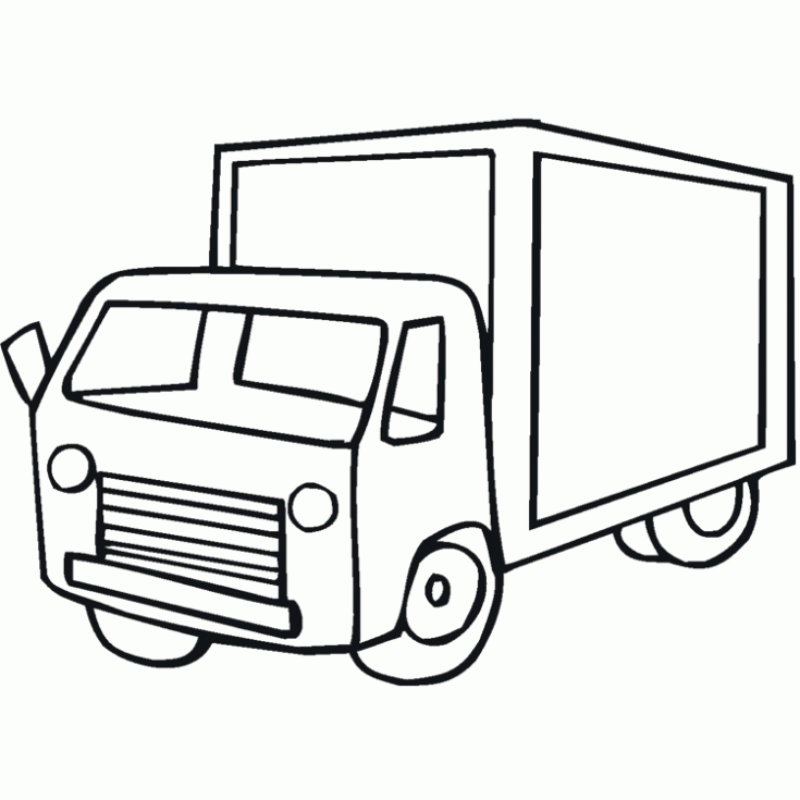 colorear-camion-dibujos- ...