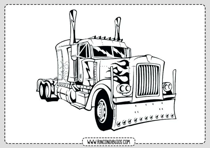 Camion para Colorear - Rincon Dibujos | Camion dibujo, Semicamiones, Camión de volteo Camion para Colorear - Rincon Dibujos | Camion dibujo, Semicamiones, Camión de volteo