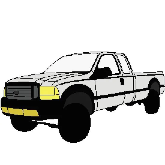 Camioneta o pickup para colorear - Dibujos de vehículos para ... Camioneta o pickup para colorear - Dibujos de vehículos para ...