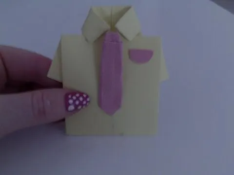 Camisa y corbata con cartulina para el dia del padre - YouTube Camisa y corbata con cartulina para el dia del padre - YouTube