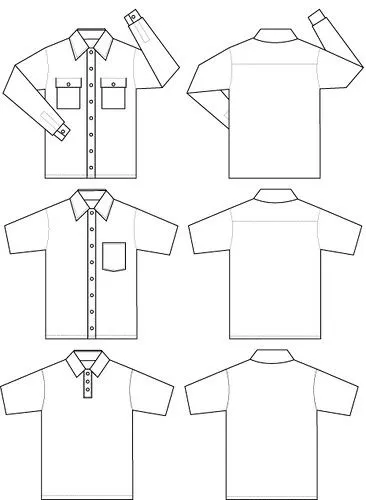 Dibujo camisa - Imagui