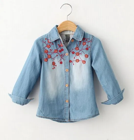 Camisa De Mezclilla Para Las Niñas - Compra lotes baratos de ... Camisa De Mezclilla Para Las Niñas - Compra lotes baratos de ...