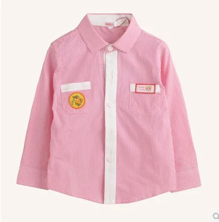camisa de vestir de los estudiantes niños de la escuela raya roja ...