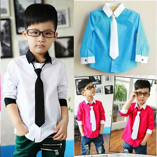 Camisa de vestir para niños - Imagui