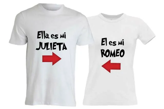 Camisetas personalizadas para novios - Imagui