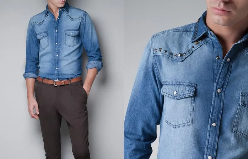 3 camisas vaqueras distintas, de Zara - TenerClase.com 3 camisas vaqueras distintas, de Zara - TenerClase.com