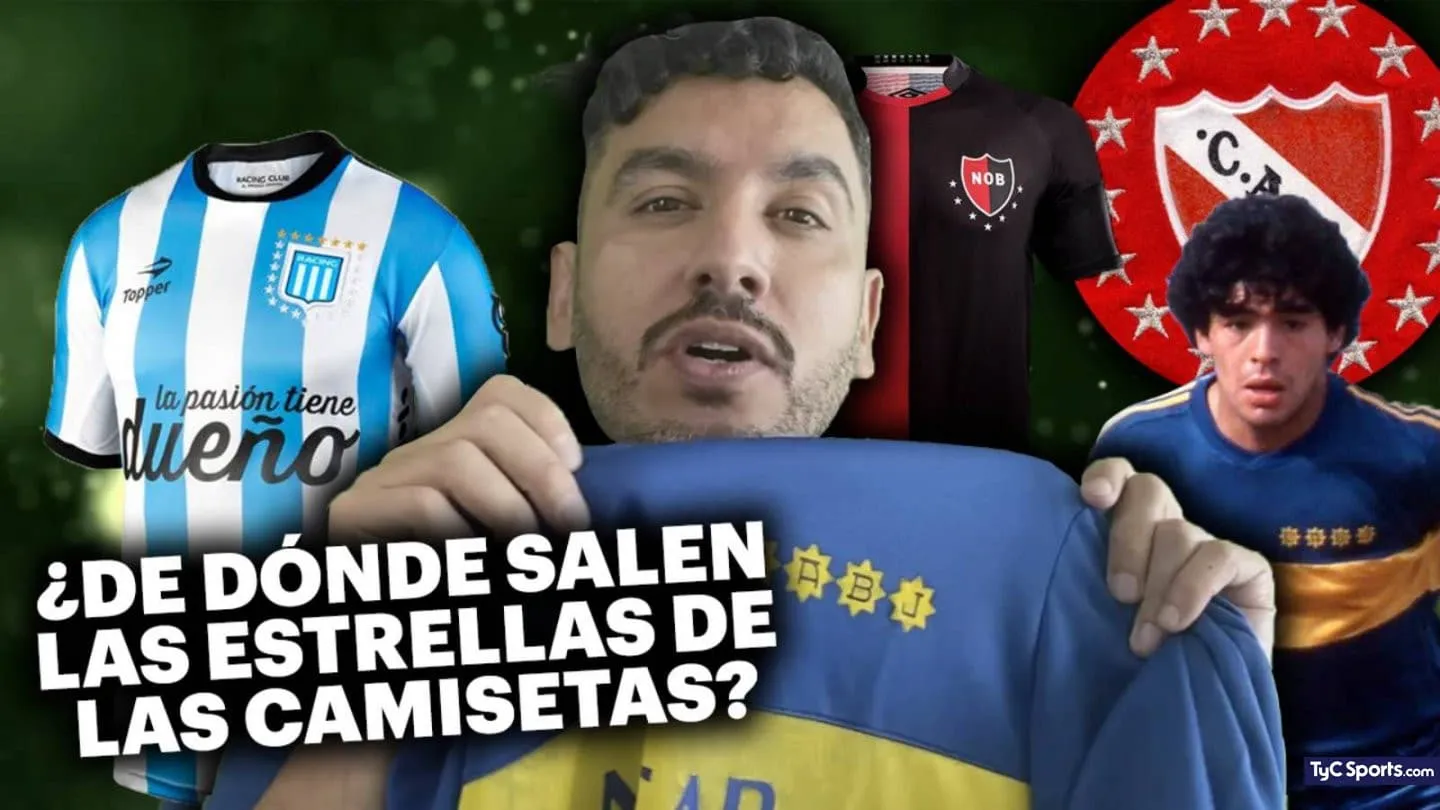 Por qué la camiseta de Boca tiene tantas estrellas, la particularidad de  River y más - TyC Sports