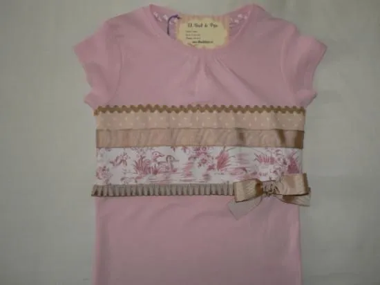 camiseta decorada en camel y rosa. camiseta de algodón.,telas de ... camiseta decorada en camel y rosa. camiseta de algodón.,telas de ...