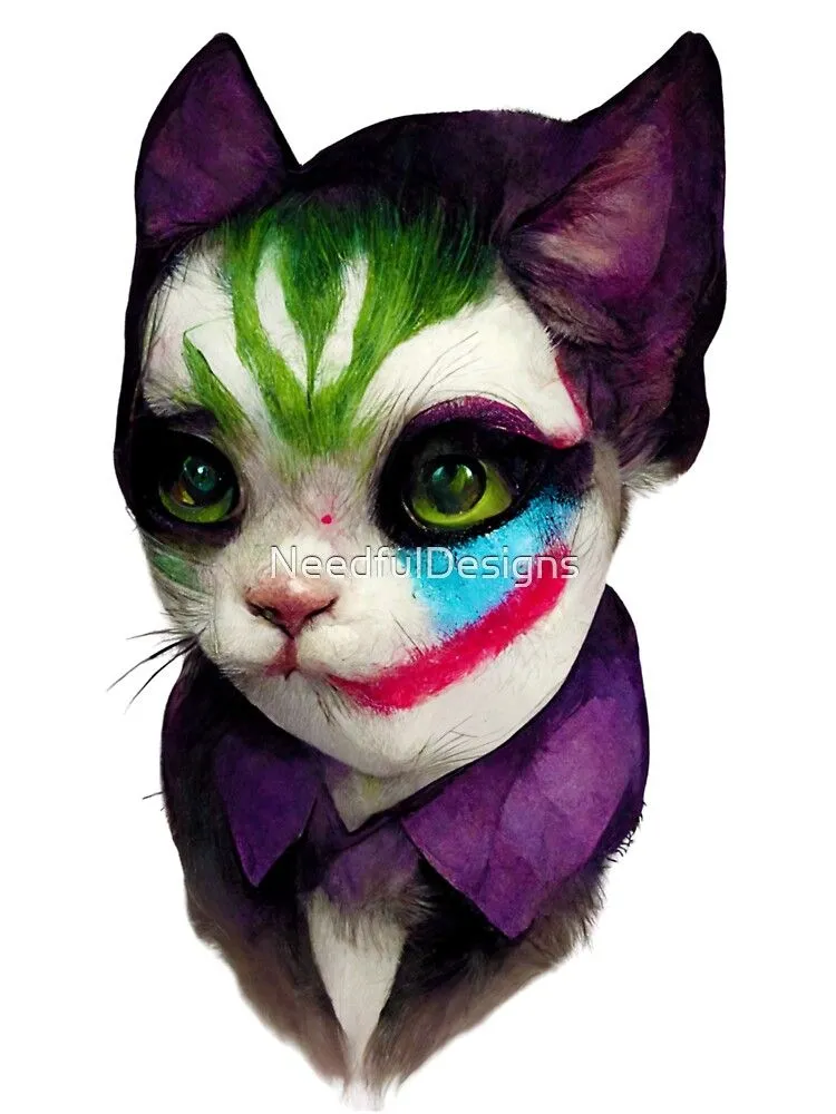 Camiseta para niños for Sale con la obra «El retrato antiguo de un gato triste con maquillaje de bromista» de NeedfulDesigns | Redbubble Camiseta para niños for Sale con la obra «El retrato antiguo de un gato triste con maquillaje de bromista» de NeedfulDesigns | Redbubble