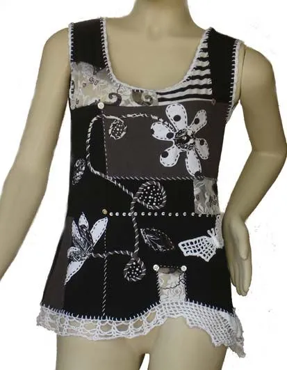 Camiseta Patchwork. - brartesanato