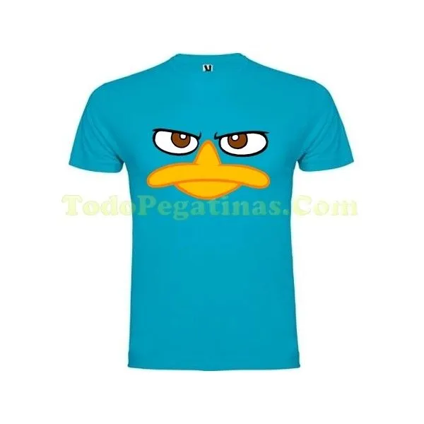 Camiseta Perry el ornitorrinco Agente P Phineas y Ferb Camiseta Perry el ornitorrinco Agente P Phineas y Ferb