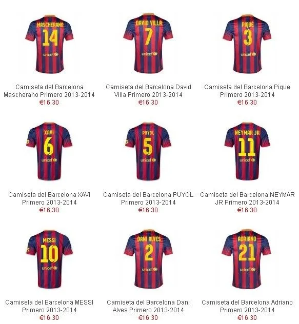 Camisetas del barca para colorear - Imagui