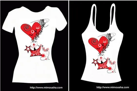 Camisetas Despedidas de Soltera – Globo Love Red | mimousha