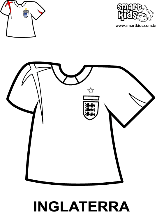 Camisetas de futbol para colorear e imprimir - Imagui