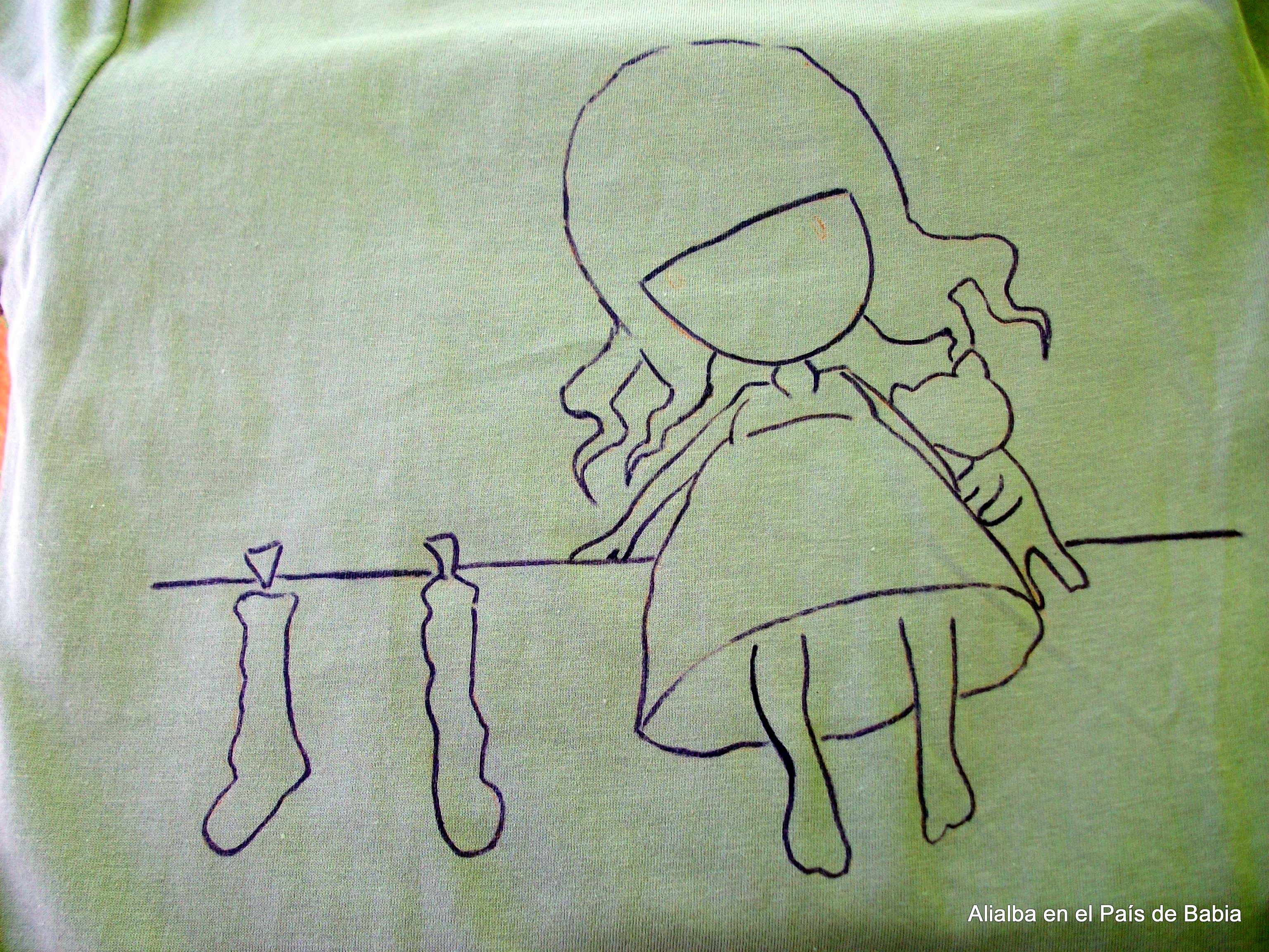 Camisetas Infantiles Pintadas con rotuladores textil Camisetas Infantiles Pintadas con rotuladores textil