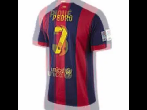 CAMISETAS DEL LOS JUGADORES DEL FC BARCELONA 2014 2015 - YouTube