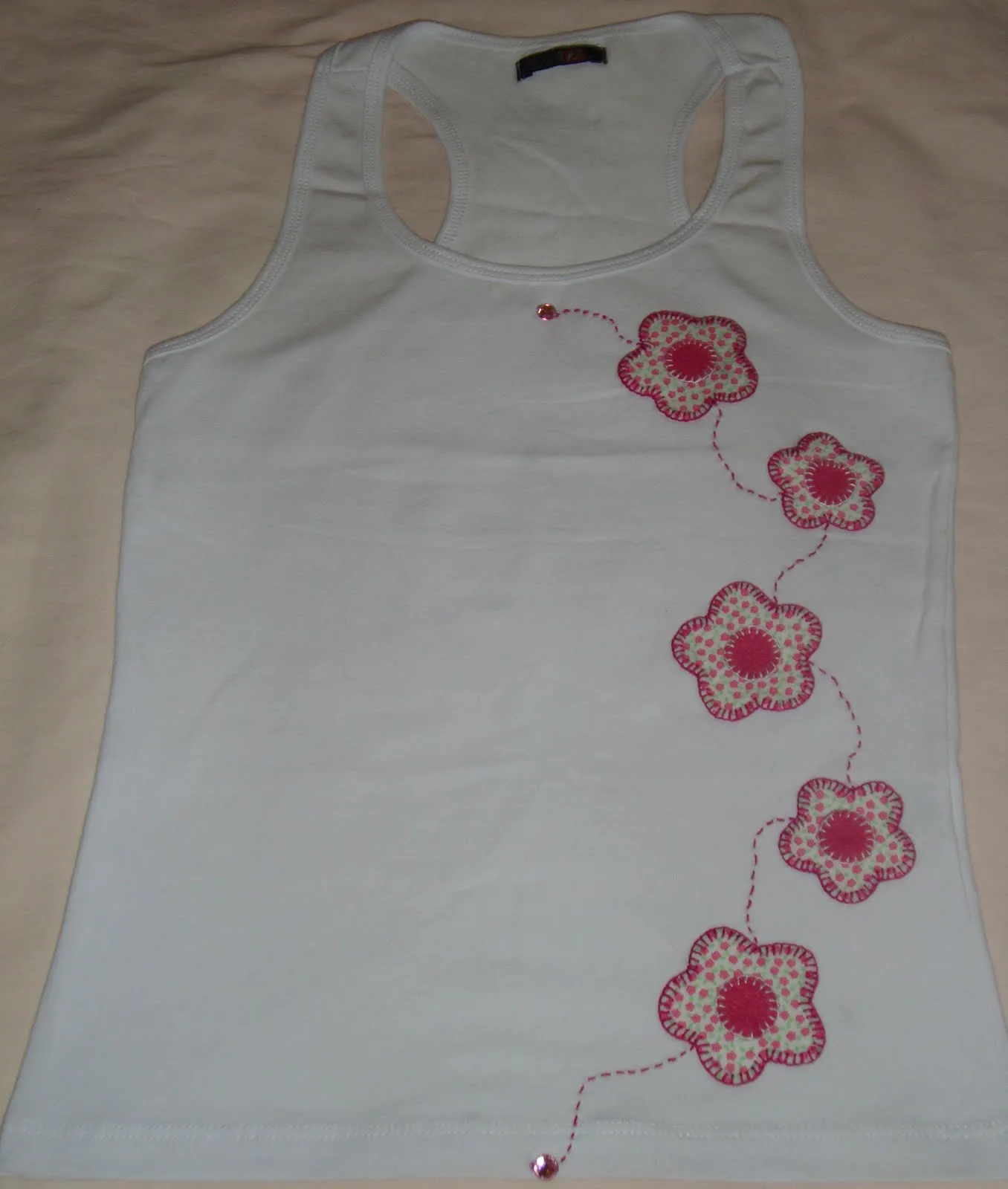 Camisetas patchwork flores - Imagui
