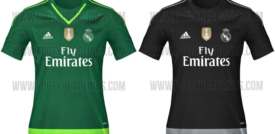 Así serán las camisetas de portero del Real Madrid | Real_madrid ...